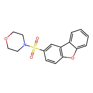 4-(Dibenzo[b,d]furan-2-ylsulfonyl)morpholine structure