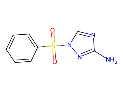 1-(苯磺酰基)-1H-1,2,4-三唑-3-胺 structure