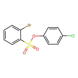 4-Chlorophenyl 2-bromobenzenesulfonate structure