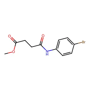 Methyl 4-(4-bromoanilino)-4-oxobutanoate structure