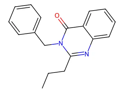 3-benzyl-2-propylquinazolin-4(3H)-one structure