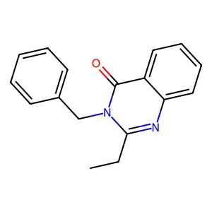 4(3H)-Quinazolinone, 2-ethyl-3-(phenylmethyl)- structure