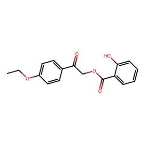 2-(4-Ethoxyphenyl)-2-oxoethyl 2-hydroxybenzoate structure