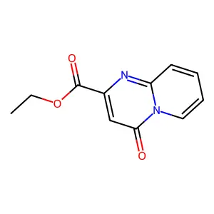 4-oxo-4H-Pyrido[1,2-a]pyrimidine-2-carboxylic acid ethyl ester structure