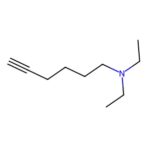 N,N-二乙基-5-己炔-1-胺 structure