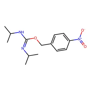 (4-Nitrophenyl)methyl N,N'-bis(1-methylethyl)carbamimidate structure
