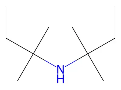 Di-tert-amylamine structure