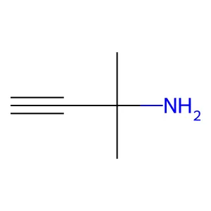 2-甲基-3-丁炔-2-胺 structure