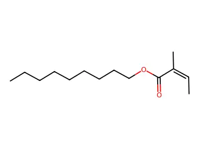 Nonyl 2-methylisocrotonate structure