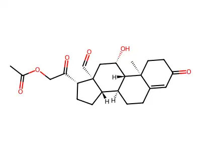 Aldosterone acetate structure