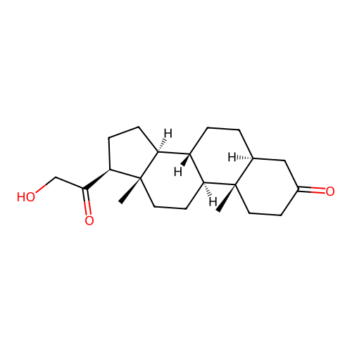 5alpha-Dihydrodeoxycorticosterone structure
