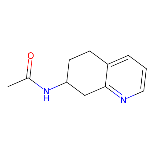 N-(5,6,7,8-tetrahydroquinolin-7-yl)acetamide structure