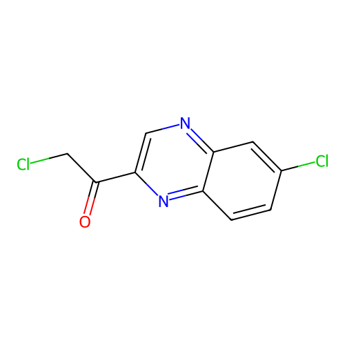 6-Chloro-2-chloroacetylquinoxaline structure