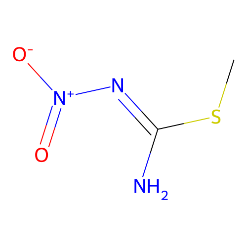 (E/Z)-methyl N'-nitrocarbamimidothioate structure