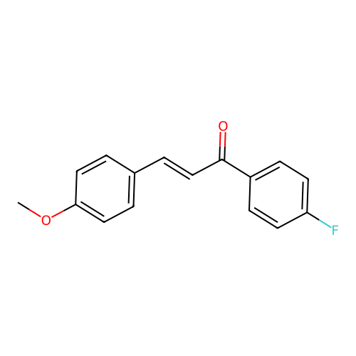 1-(4-Fluorophenyl)-3-(4-methoxyphenyl)prop-2-en-1-one structure