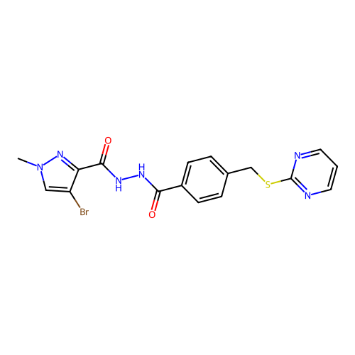 C17H15BrN6O2S structure
