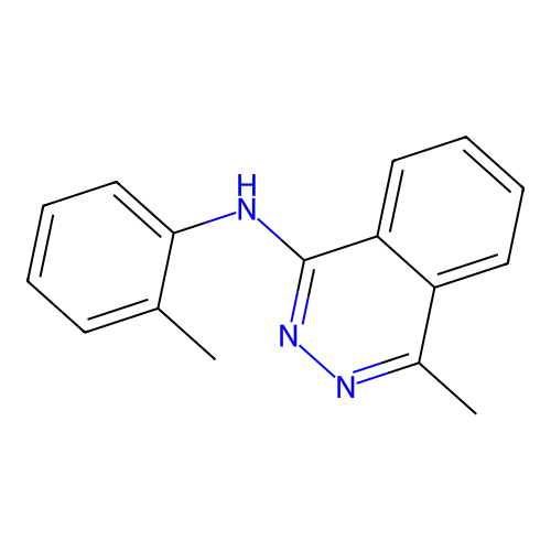 4-methyl-N-(2-methylphenyl)phthalazin-1-amine structure