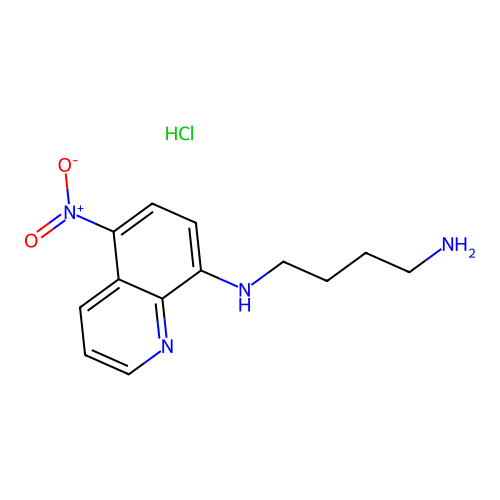 N1-(5-Nitroquinolin-8-YL)butane-1,4-diamine hydrochloride structure