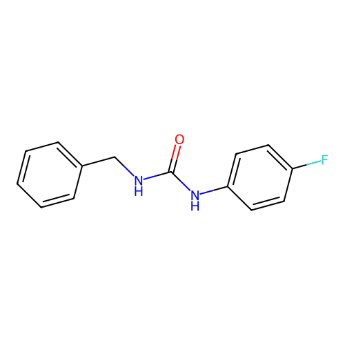 1-Benzyl-3-(4-fluorophenyl)urea structure