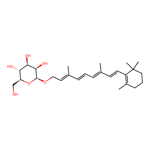 Retinylglucose structure