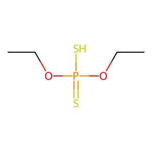 氯化二乙基二硫代磷酸 structure