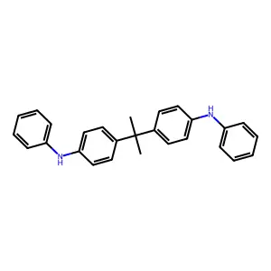 4,4'-Propane-2,2-diylbis(n-phenylaniline) structure