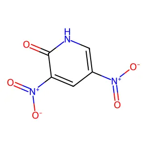 2(1H)-Pyridinone, 3,5-dinitro- structure