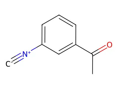1-(3-Isocyanophenyl)ethanone structure