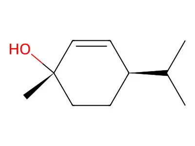2-Cyclohexen-1-ol, 1-methyl-4-(1-methylethyl)-, (1R,4S)-rel- structure