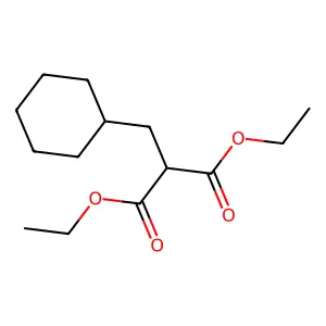 Diethyl 2-cyclohexylmethylmalonate structure