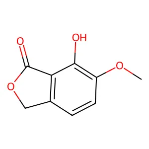 7-Hydroxy-6-methoxyphthalide structure