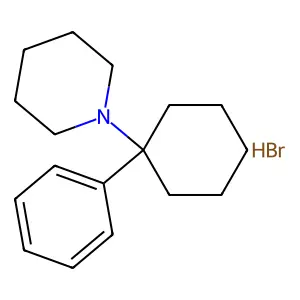 Phencyclidine Hydrobromide structure