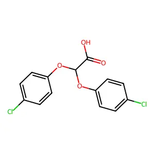 2,2-双(4-氯苯氧基)乙酸 structure
