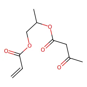 1-Methyl-2-((1-oxoallyl)oxy)ethyl acetoacetate structure