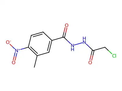 N'-(2-chloroacetyl)-3-methyl-4-nitrobenzohydrazide structure