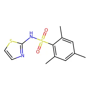 2,4,6-Trimethyl-N-thiazol-2-yl-benzenesulfonamide structure