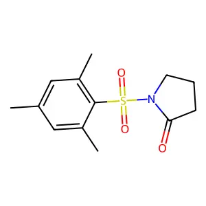 1-[(2,4,6-Trimethylphenyl)sulfonyl]pyrrolidin-2-one structure