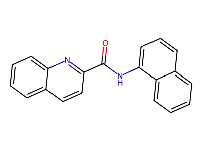 N-(萘-1-基)喹啉-2-甲酰胺 structure