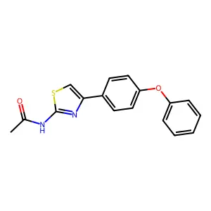 N-[4-(4-苯氧基苯基)-1,3-噻唑-2-基]乙酰胺 structure