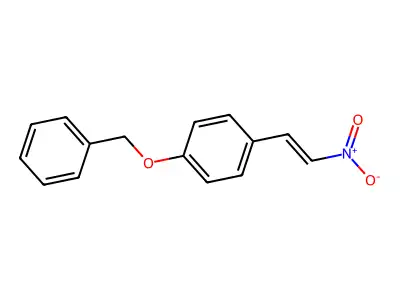 2-Benzyloxy-trans-|A-nitrostyrene structure