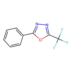 2-Phenyl-5-trifluoromethyl-[1,3,4]oxadiazole structure