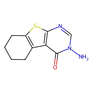 4-Amino-8-thia-4,6-diazatricyclo[7.4.0.0,2,7]trideca-1(9),2(7),5-trien-3-one structure