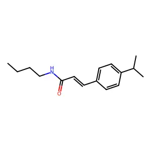 (E)-N-butyl-3-(4-propan-2-ylphenyl)prop-2-enamide structure
