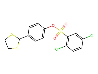 4-(1,3-Dithiolan-2-yl)phenyl 2,5-dichlorobenzenesulfonate structure