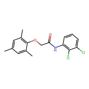 N-(2,3-dichlorophenyl)-2-(2,4,6-trimethylphenoxy)acetamide structure