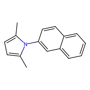2,5-dimethyl-1-(naphthalen-2-yl)-1H-pyrrole structure