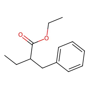 Ethyl 2-ethyl-3-phenylpropanoate structure
