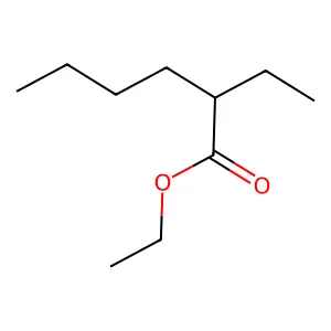 Ethyl 2-ethylhexanoate structure