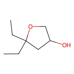 3-Furanol, tetrahydro-5,5-diethyl- structure
