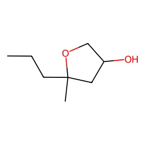 2,5-Anhydro-1,3-dideoxy-2-propylpentitol structure